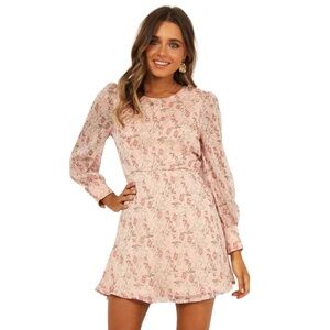 NEW Showpo Picnic Days Dress Blush Floral 2